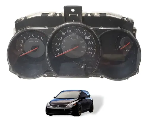 Painel De Instrumentos Com Rpm Nissan Tiida 2009 Á 2013 Preto