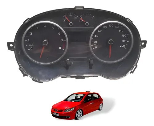 Painel De Instrumentos Rpm Gol Saveiro G5 2009 À 2015 Usado Preto