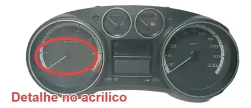 Painel Instrumento Velocimetro Peugeot 308 2012 2015 Preto Preto