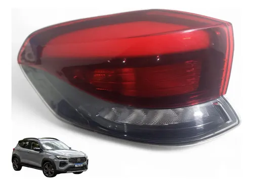 Lanterna Traseira Esquerda Pulse 2022 2024 Esquerdo/motorista Vermelho