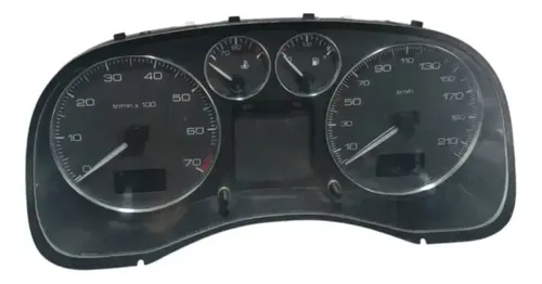 Painel Instrumento Velocimetro Peugeot 307 2009 2012 Preto Preto